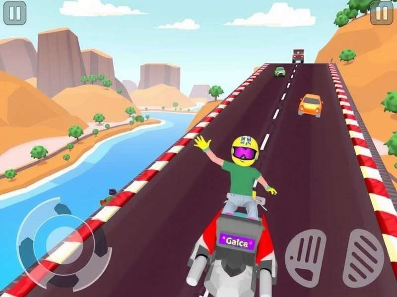 Holi Thrill Race Gameplay Screenshot